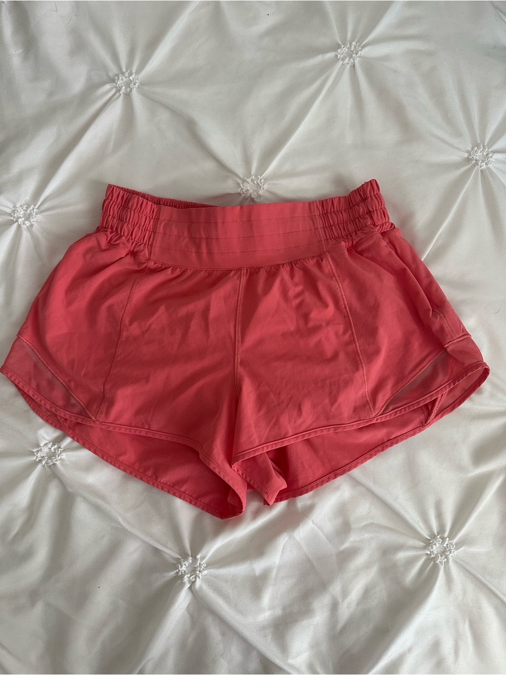 lululemon athletica Coral Pink Athletic Shorts